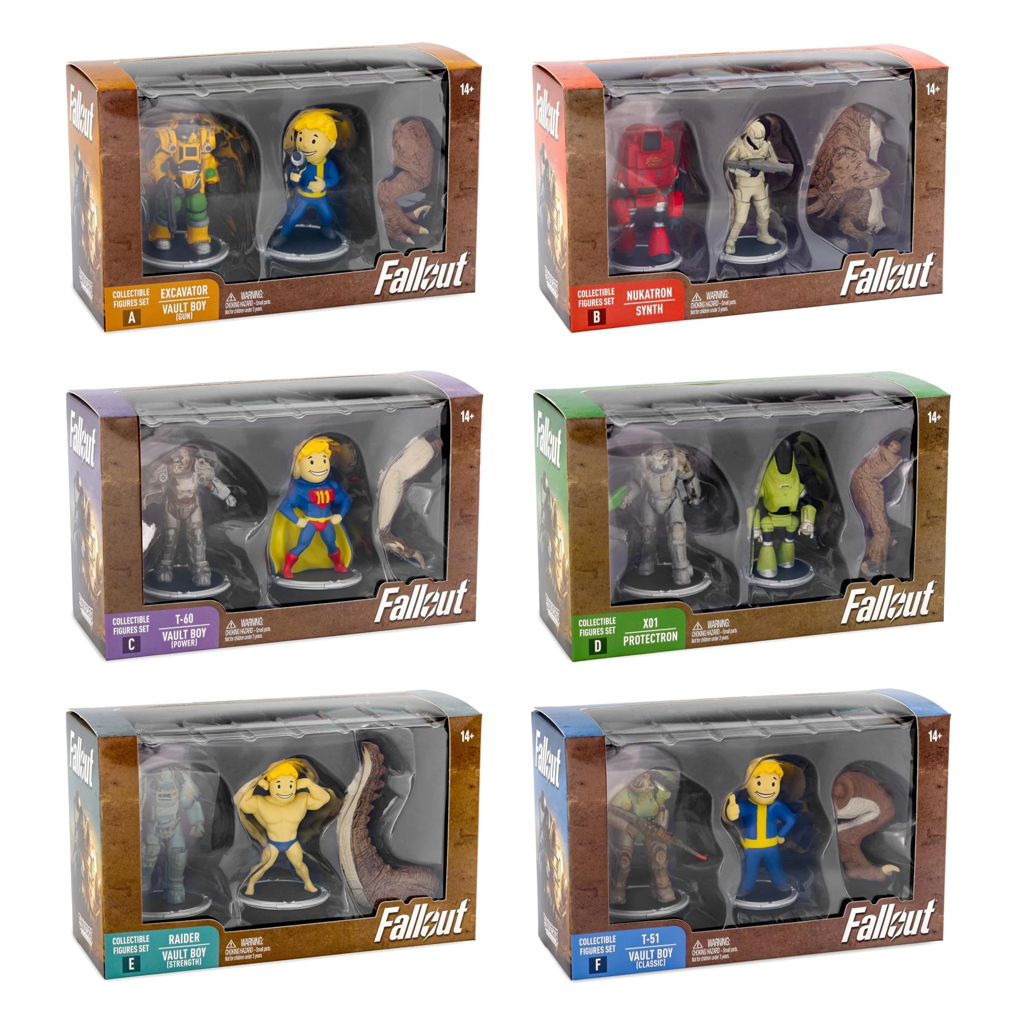 Amazon.co.jp: Toynk Fallout 3インチ ミニフィギュアコレクション