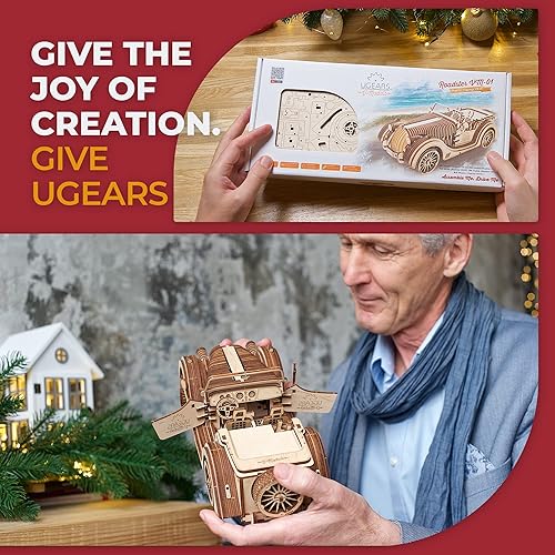 Miniatura 6 de UGEARS Roadster VM-01 - Contrachapado para adultos