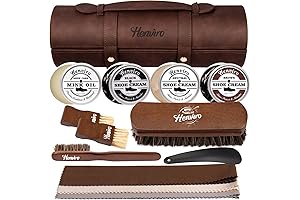 13-Piece Boot Shine Kit for Exceptional Leather Care