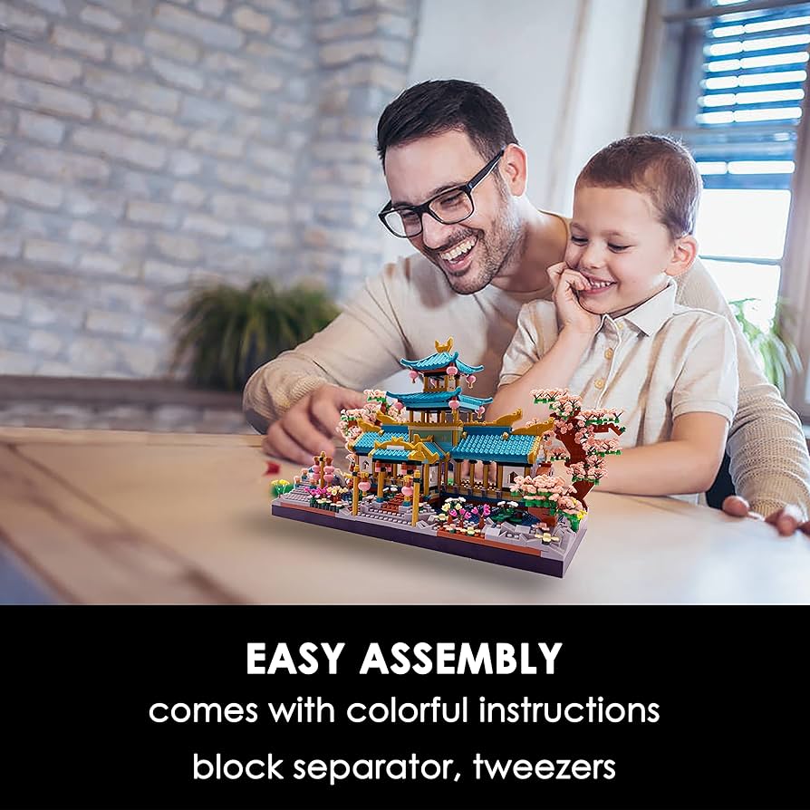 Amazon.com: Alizdd Micro Building Blocks Set，Chinese Suzhou