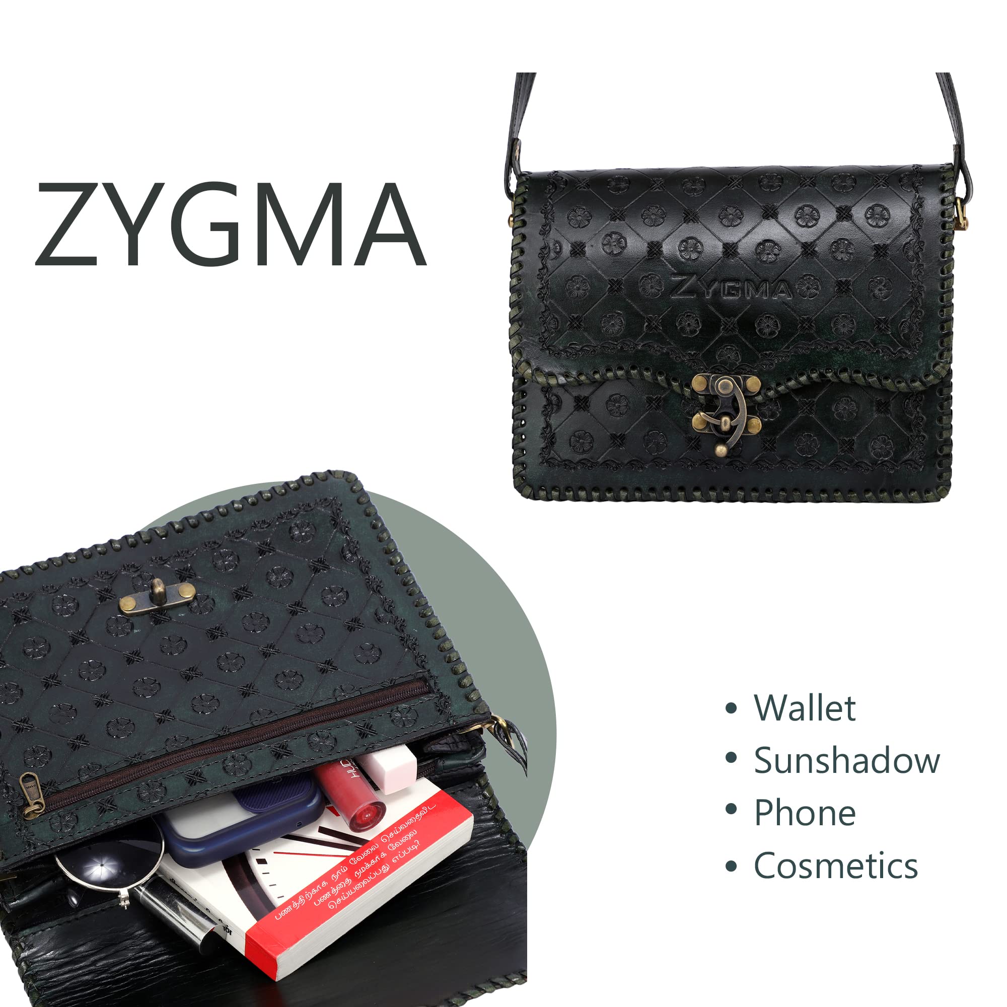 バッグ jima Buy zygma Genuine Leather Sling Bag for Women | Handmade Compact