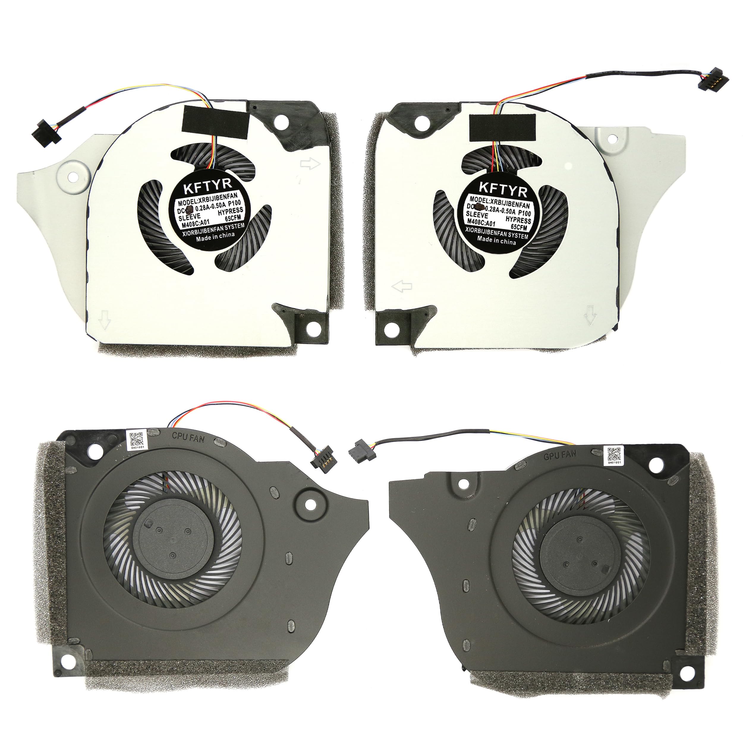 Refroidisseur interne ventilateur CPU GPU pour Dell G7-7790 portable - 4