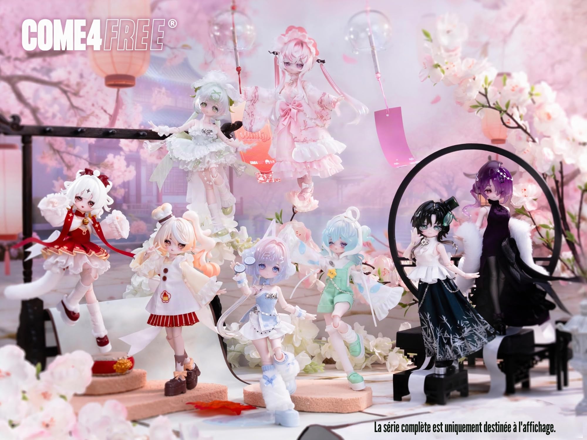 TOYVERSE COME4FREE BJD Minty Little Lucky Spirits Series, ChiSu, Standard Edition, 1 pièce/20cm, poupée BJD, poupée Mobile avec vêtements de poupée, Cadeau d'anniversaire, 15+
