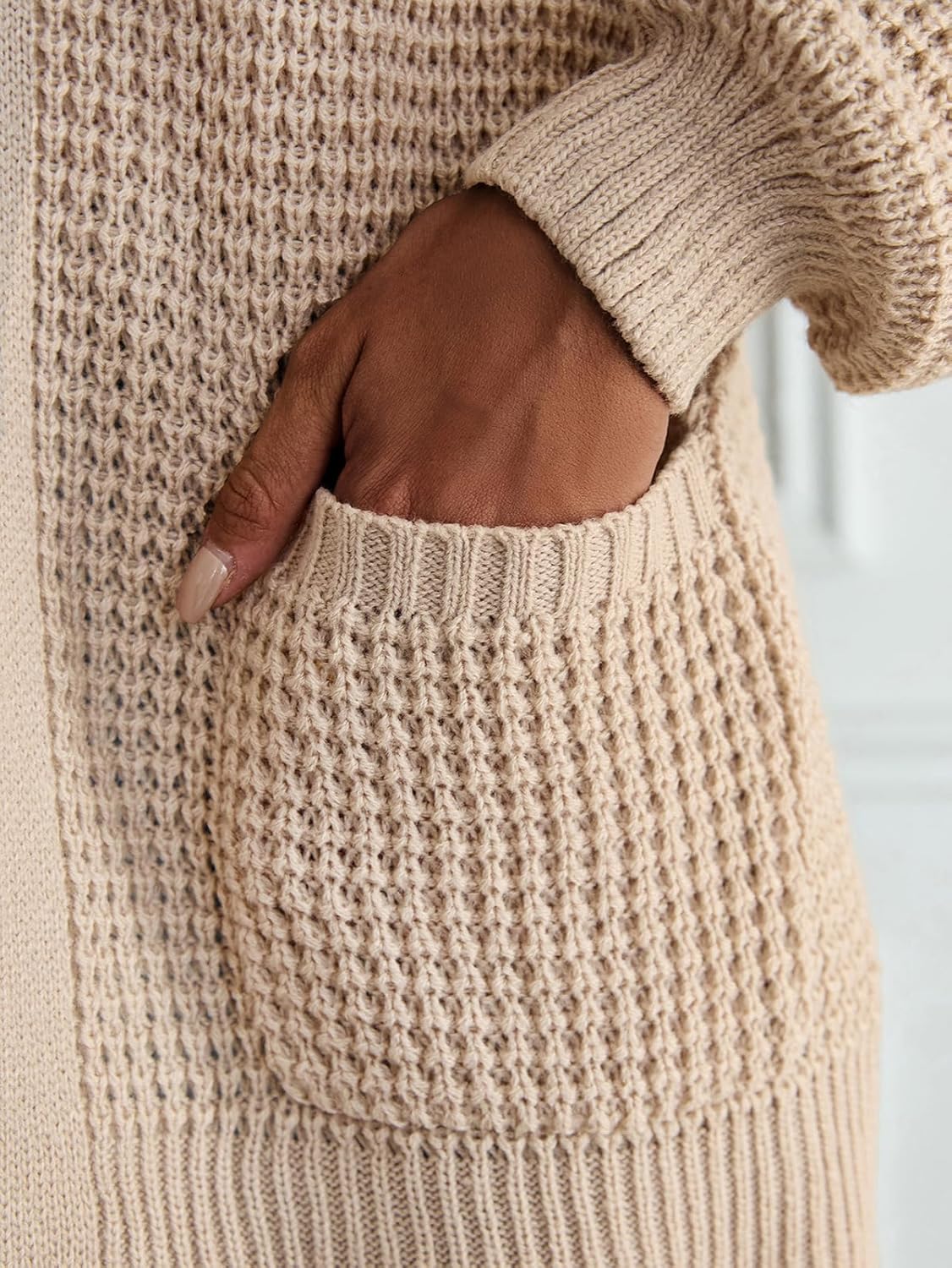 HELYO Women's Cardigan Sweater Casual Lightweight Fall Winter Open Front Soft Knit Cardigans Sweaters with Pockets 883 - Image 5