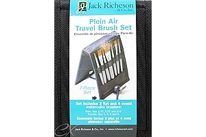 Jack Richeson Pocket Plein Air Brush Set to Paint on the Move