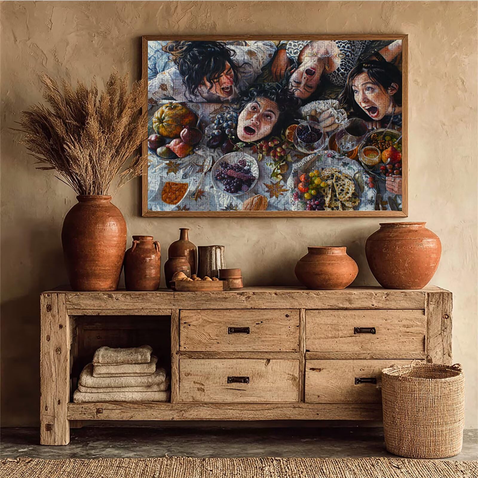Puzzle 2000 elementów dla dorosłych i kobiet, drewniane puzzle, 99 x 70 cm, dla mężczyzn, kobiet, starszych seniorów, części ściśle do siebie pasują, dekompresja, dekoracja ścienna, prezenty dla