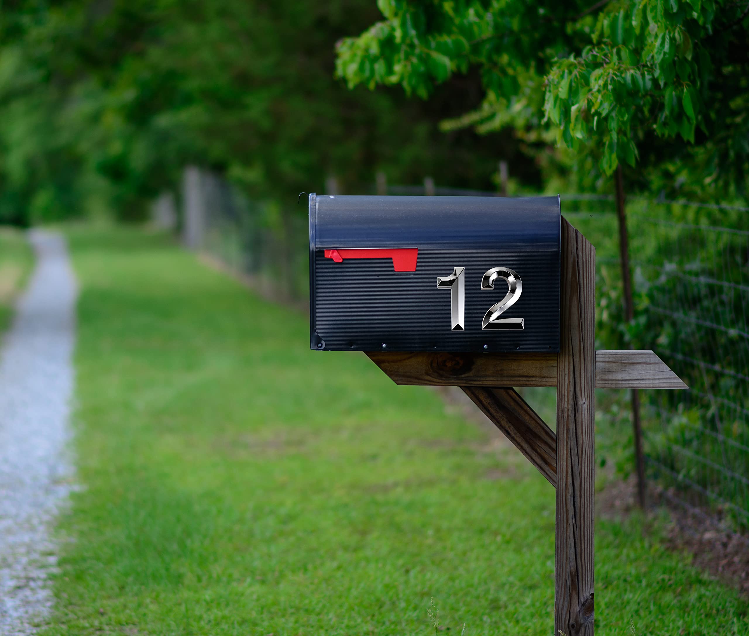 Numeri Civici 3D Autoadesivi 7cm - Nero Per Porte E Cassette Delle Lettere - Foto 5