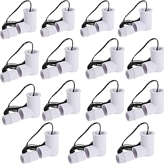 SS2 Float Switch L-Shape with 3/4 Inch Adaptor and 6 Ft Wire Water Float Switch for HVAC Drain Pan Condensate Outlet (15Pcs)