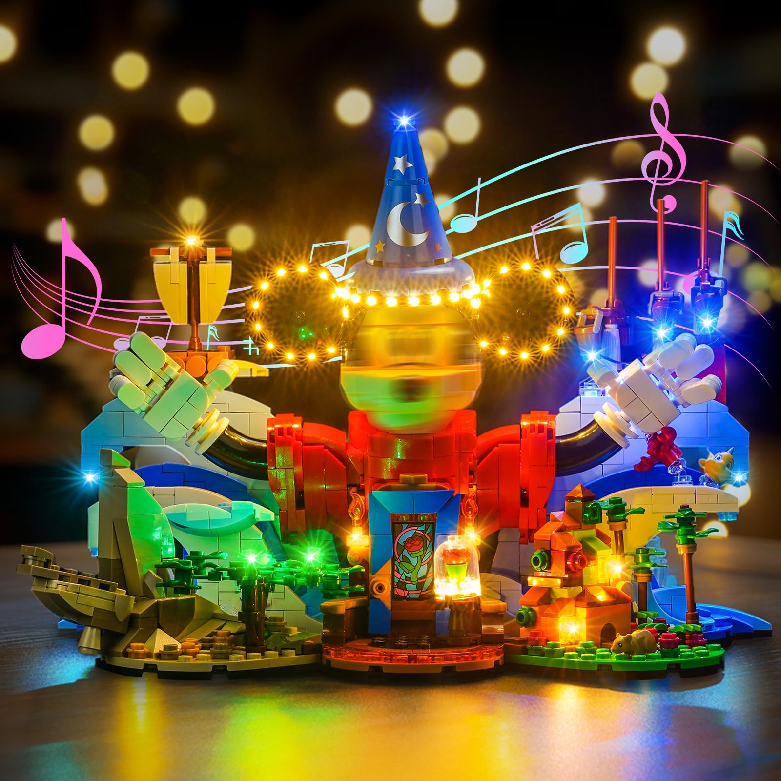 Remote Control Light Kit Compatible with Lego 21352 Magic of D'isney (No Model), Led Light Set for Magic of D'isney 21352 Creative Toys - Image 4