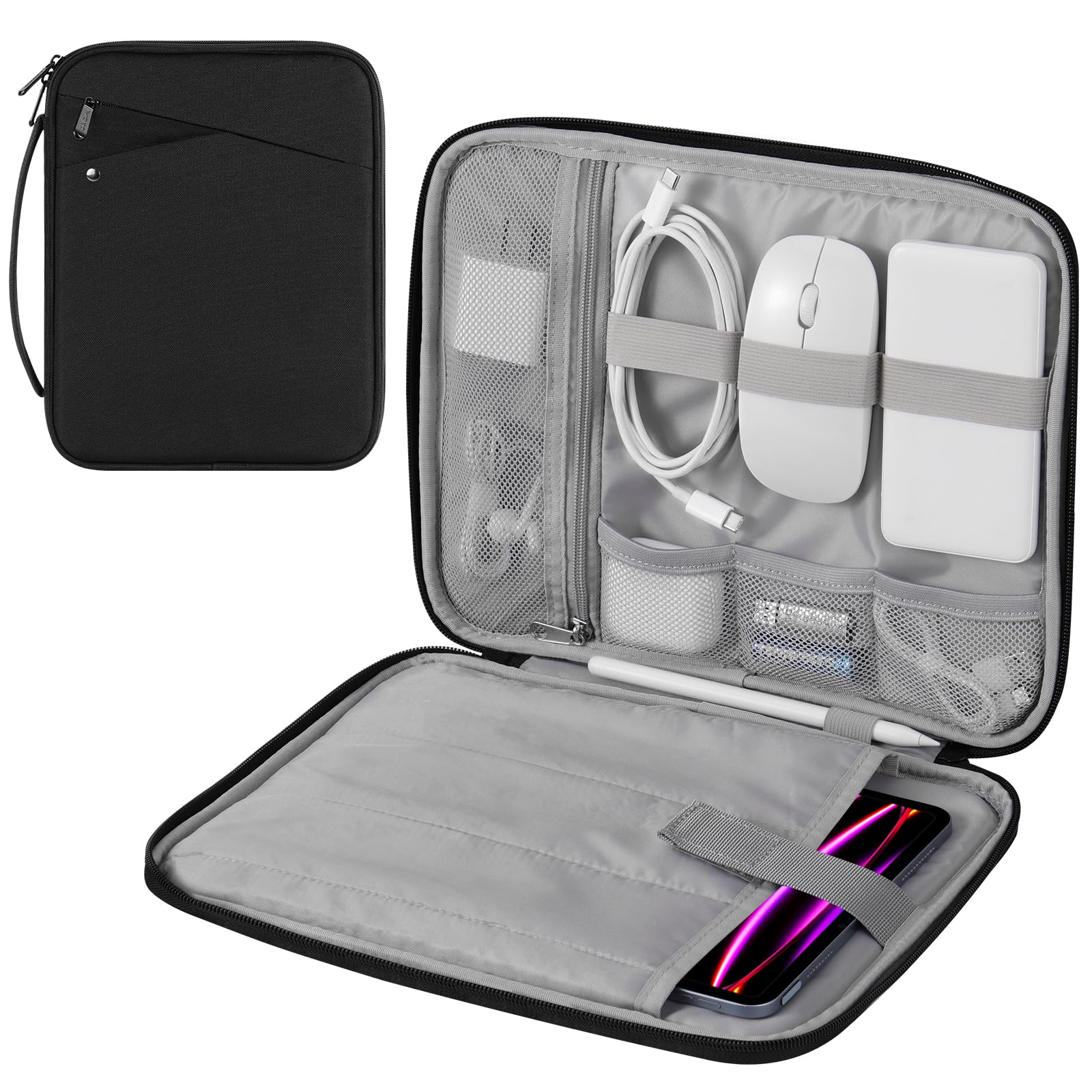 MoKo 13 Inch Tablet Sleeve Carrying Case Padded Protective Bag with Handle