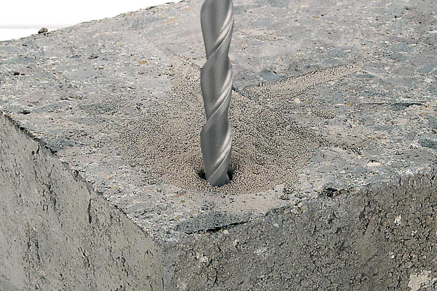 wolfcraft TC Hammer Drill Bit "Professional", SDS Plus Shank I 7847000 I for Drilling into Concrete Artificial Stone and Natural Stone - Image 2