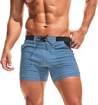 Taddlee Men Swimwear Swimsuits Flower Print Surf Board Boxer Shorts Trunks Long