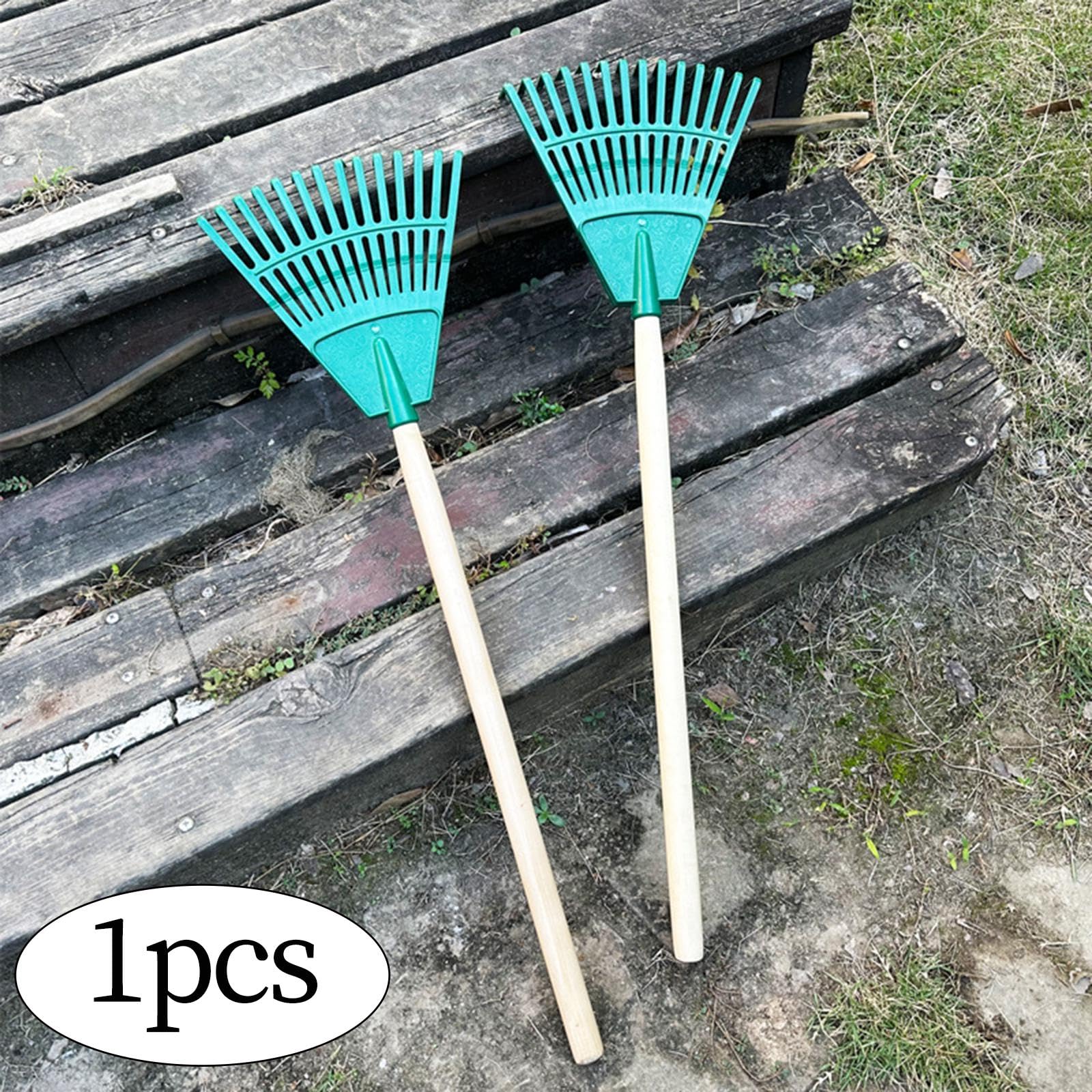 Râteaux à Feuilles pour Pelouse, Râteau de Jardinage Réutilisable pour Les Feuilles Mortes et L'entretien de La Pelouse.