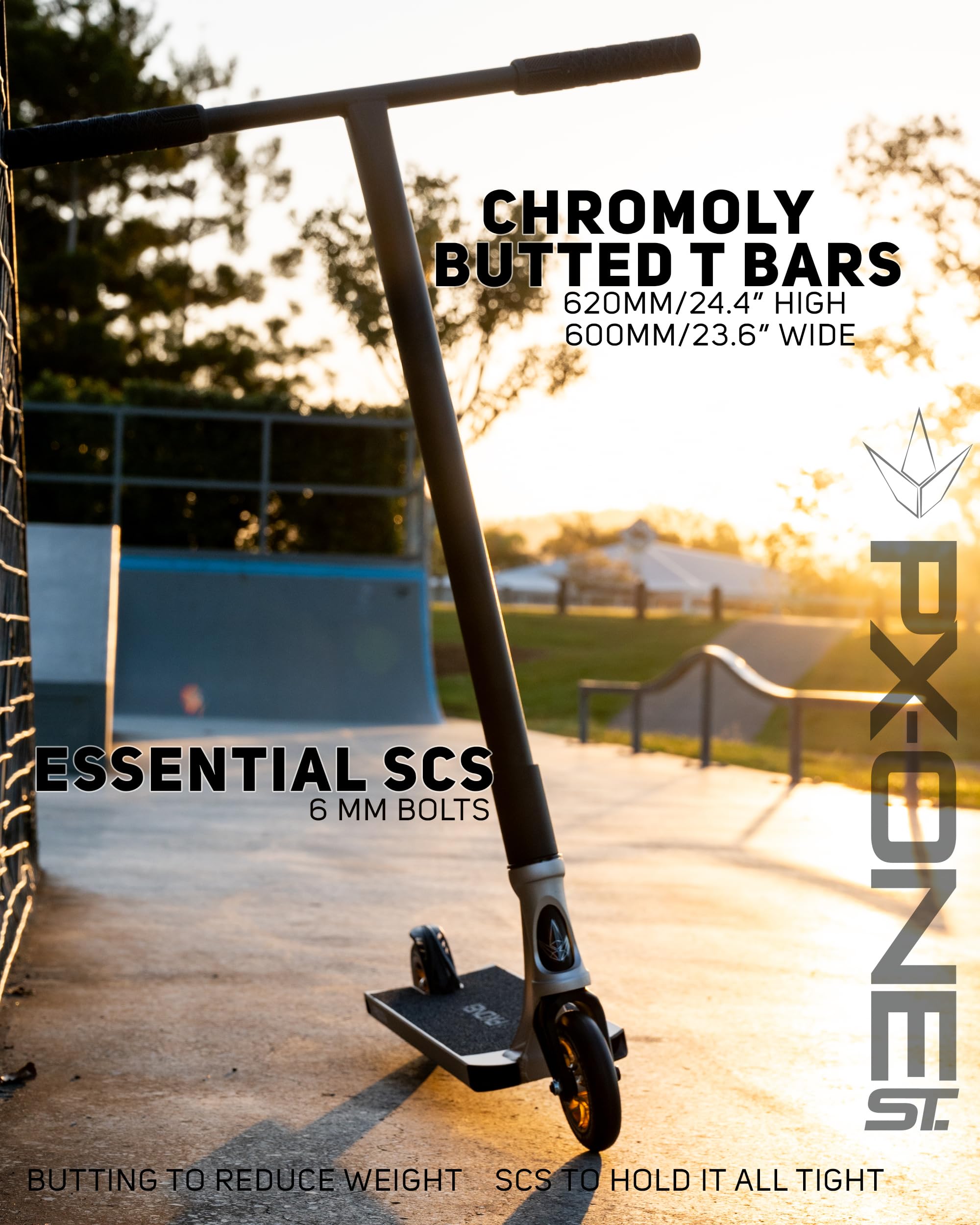 Envy Scooters Prodigy X Street Pro, scooter di qualità e ad alte prestazioni, realizzato con parti di livello professionale, perfetto per tutti i livelli di abilità