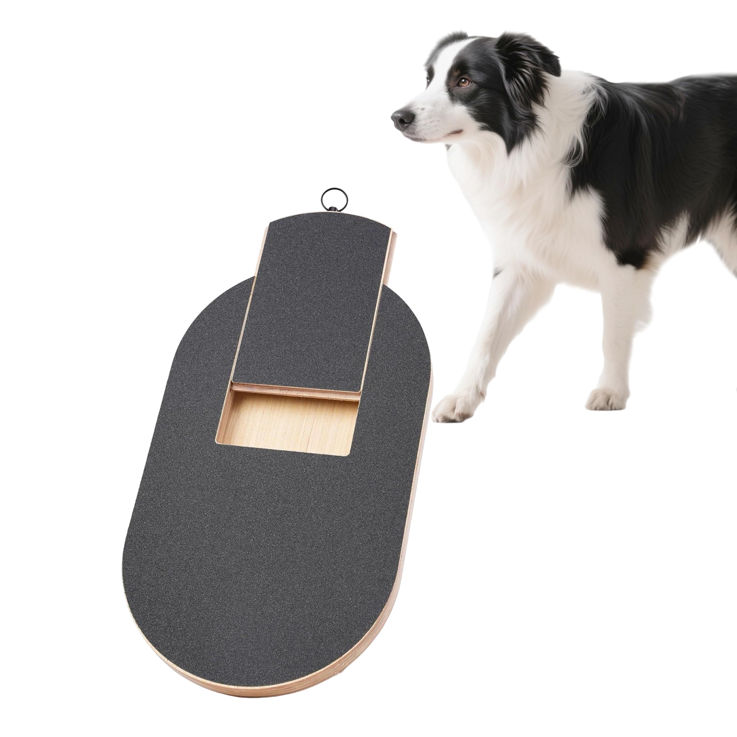 Yuelulala Dog Nail Scratch Board File, Dog Scratch Board With Built-in Snack Box, Nail File Toy Pad Scratcher Alternative to Dog Nail Clippers Grinders (A243-1)