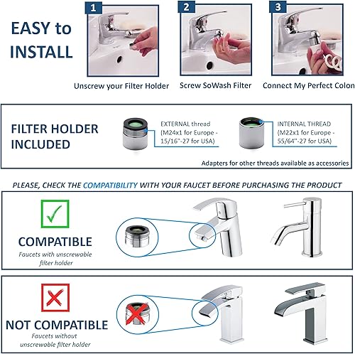 Miniatura 5 de Colon Cleanse My Perfect Colon Fast, kit de enema para limpieza de colon, se conecta al grifo, ducha para riego colónico profundo en casa, producto