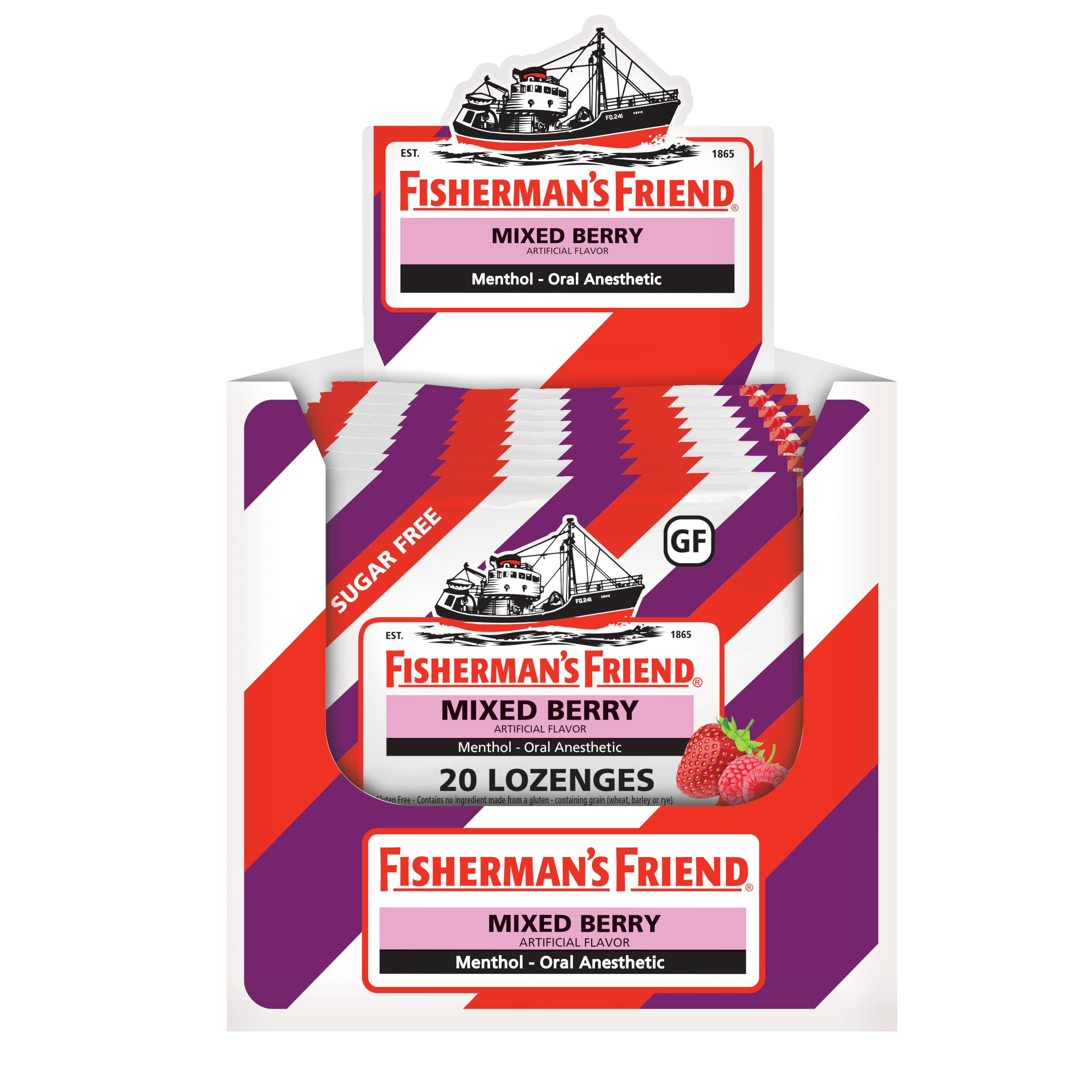 Fisherman's Friend Sugar Free Orange Ginger Cough Drops, 20 Drops x 8 Pack — Amazon image 13