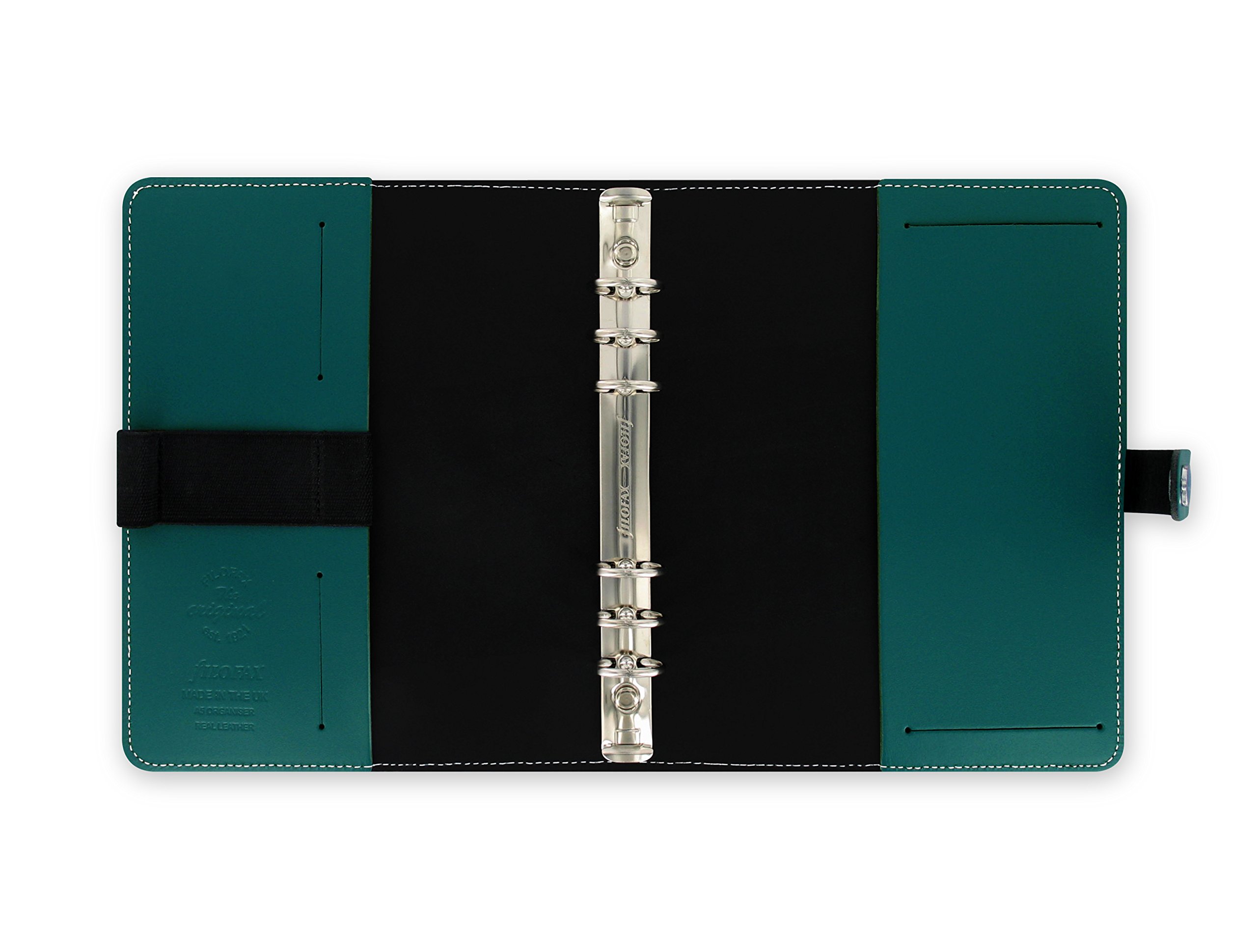 Filofax The Original A5 Leather Organiser - Aqua - Image 3