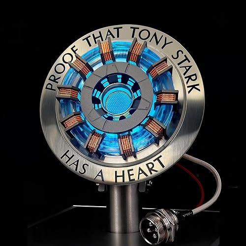 Miniatura 2 de Reactor Arc MK2 a escala 1:1, luz LED alimentada por USB con sensor de vibración, sin montaje, incluye vitrina de exhibición