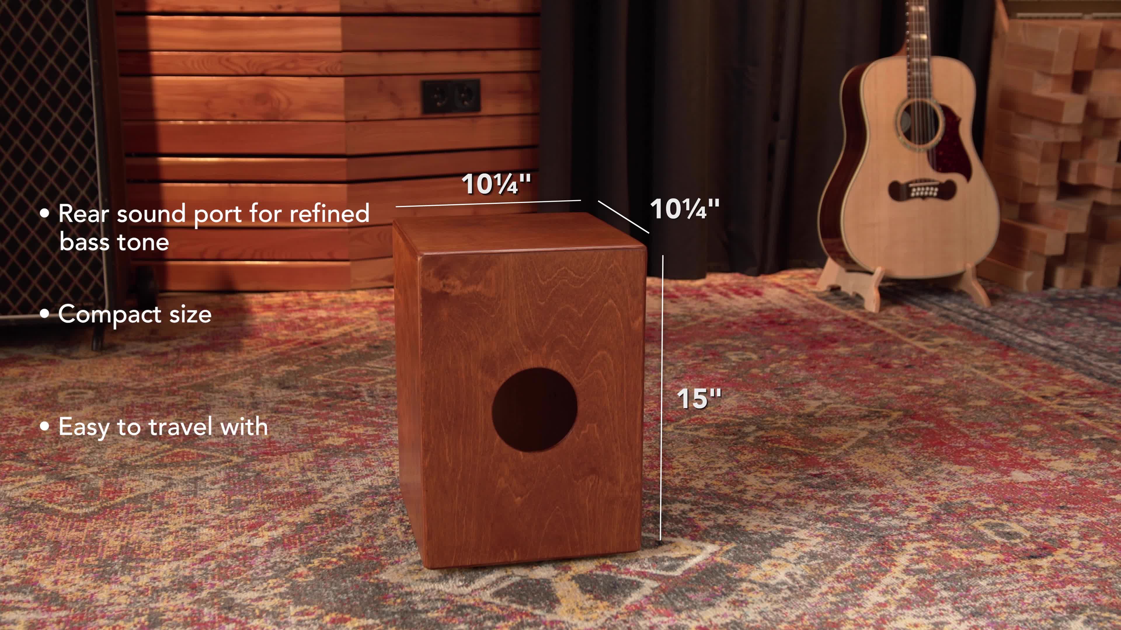 Meinl Percussion JC50AB-B Jam Cajon Keepdrum Coussin de Siège