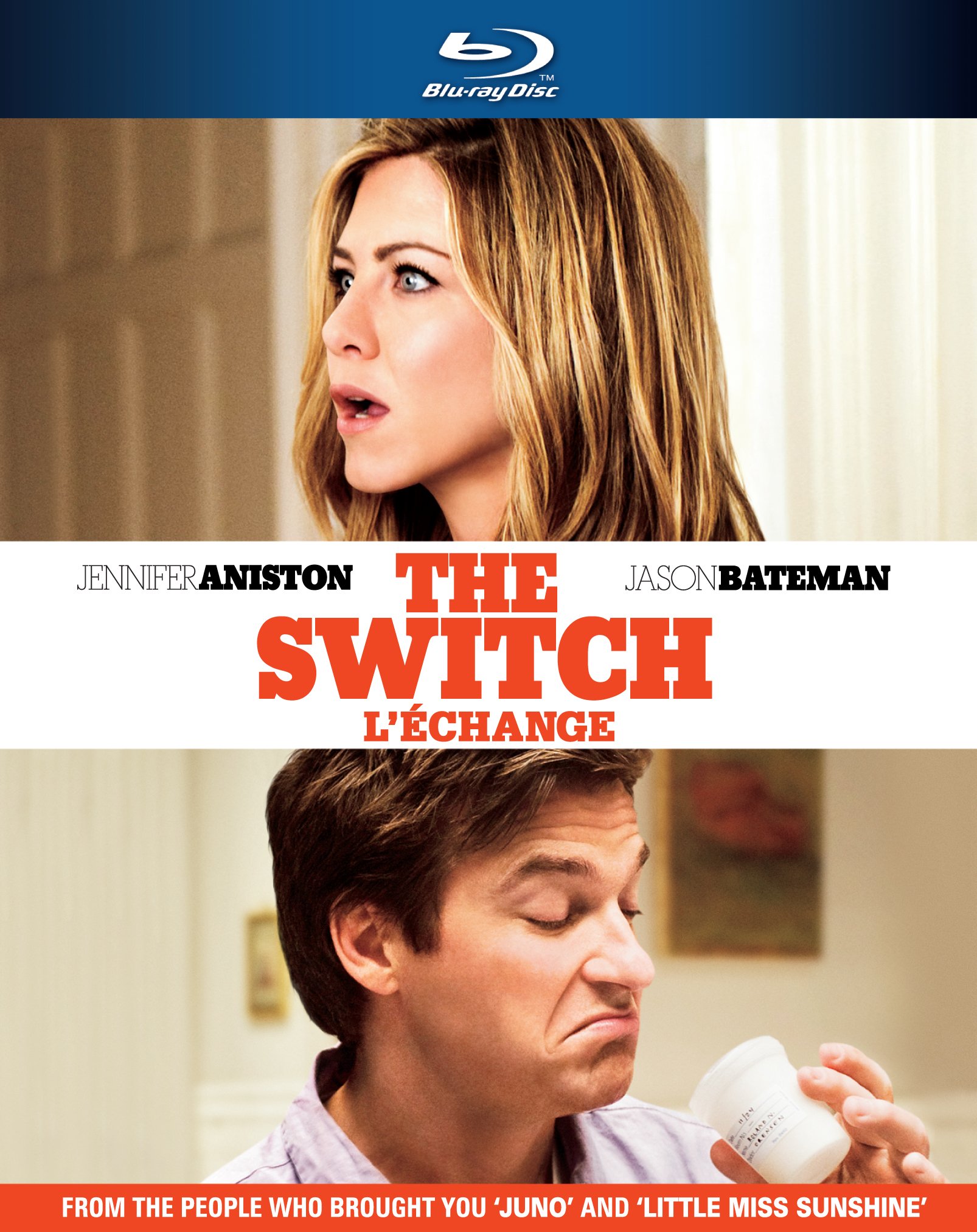 The Switch en Blu-ray de 2011 con imagen 1080p y sonido DTS-HD para cine en casa con Jennifer Aniston