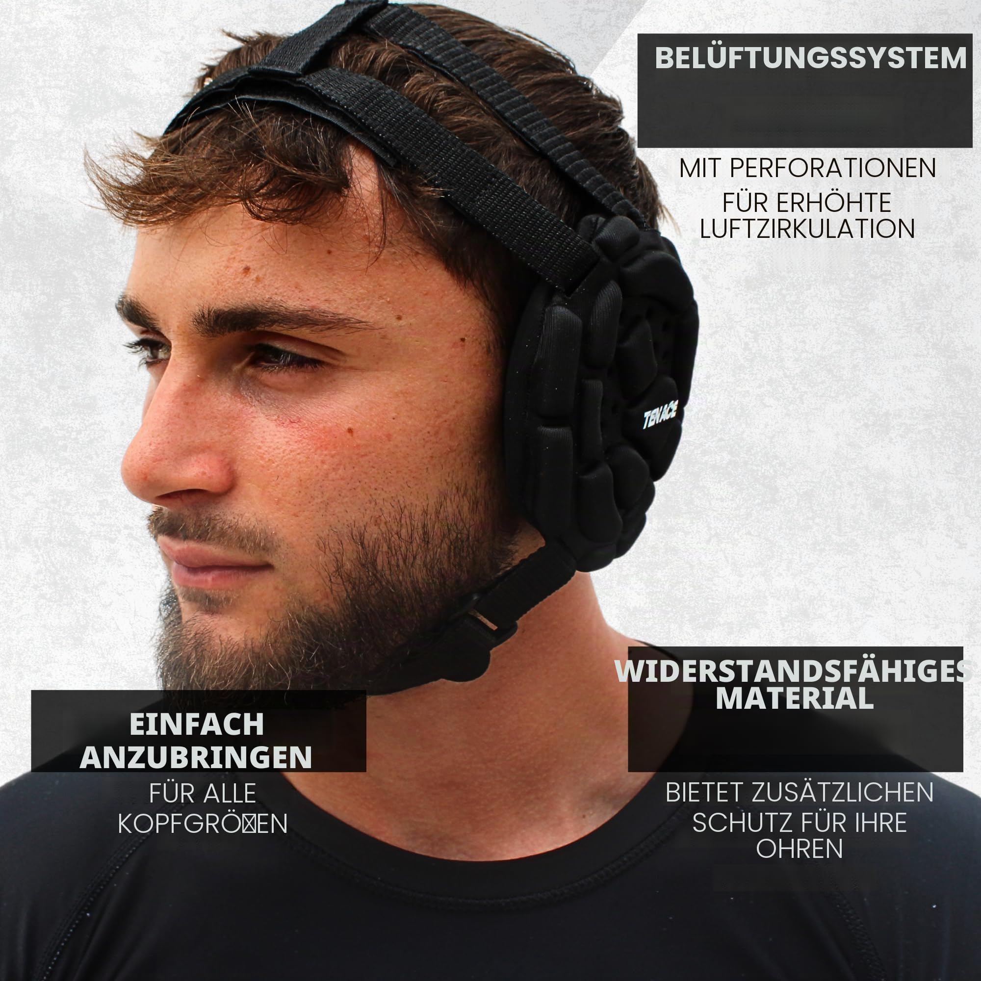 Tenace Armor Ohrenschützer für Kampfsport, MMA, BJJ, Grappling, Rugby