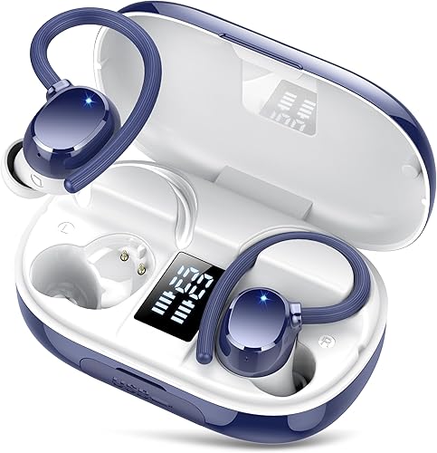 Miniatura 10 de Auriculares inalámbricos, auriculares Bluetooth 5.4 2026 estéreo de alta fidelidad, auriculares Bluetooth con micrófono ENC con cancelación de Mate