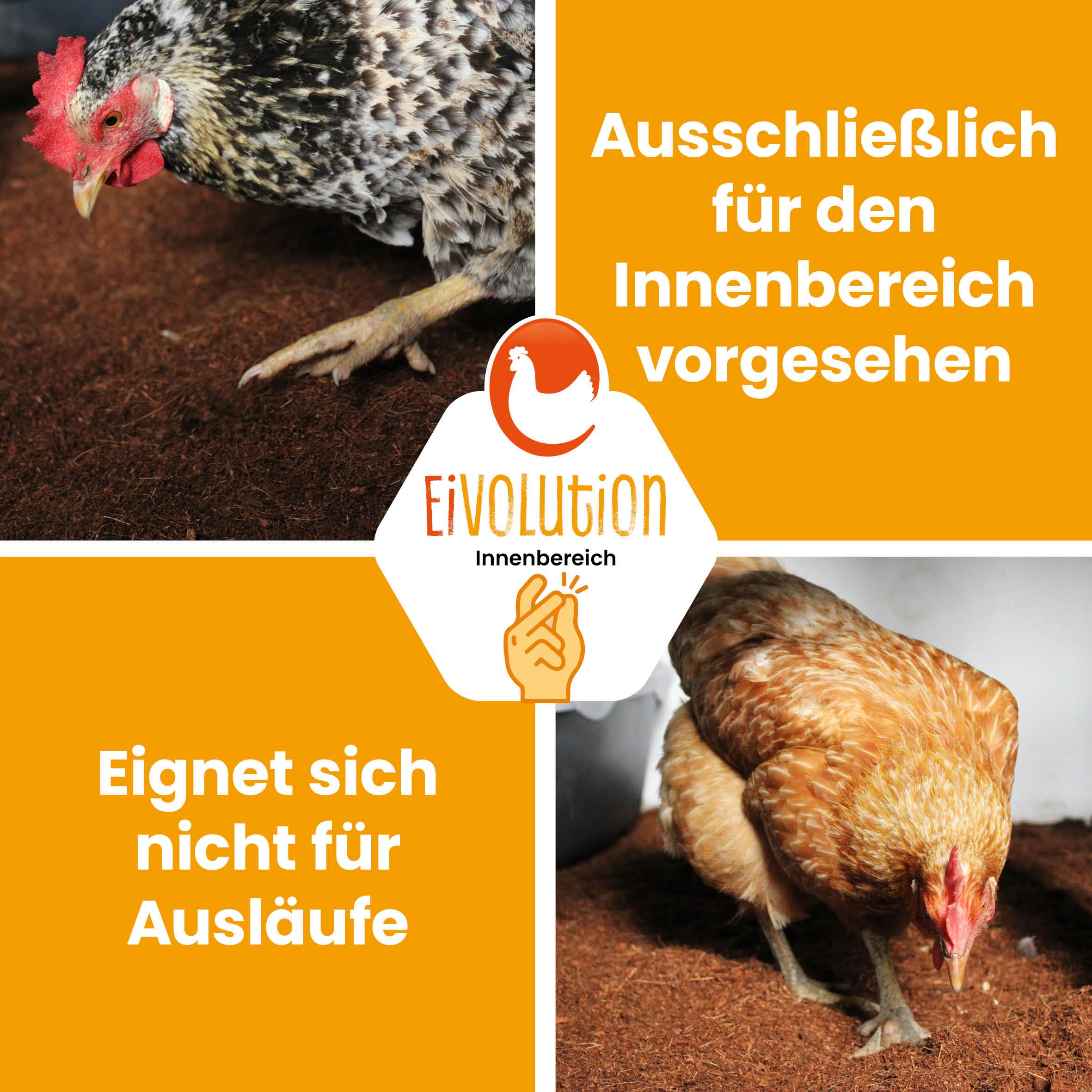 Kokoseinstreu 18 kg (2 x 9kg) aus Kokosfasern für Hühner, Wachteln und Kleintiere, hohe Saugkraft, geruchsbindend, hypoallergen, für Stall und Innenbereich