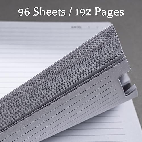 Miniatura 5 de Yoment Cuaderno de espiral con pestañas de 8 x 10 pulgadas, cuaderno de espiral de tapa dura con divisor de 5 asignaturas, cuaderno de espiral