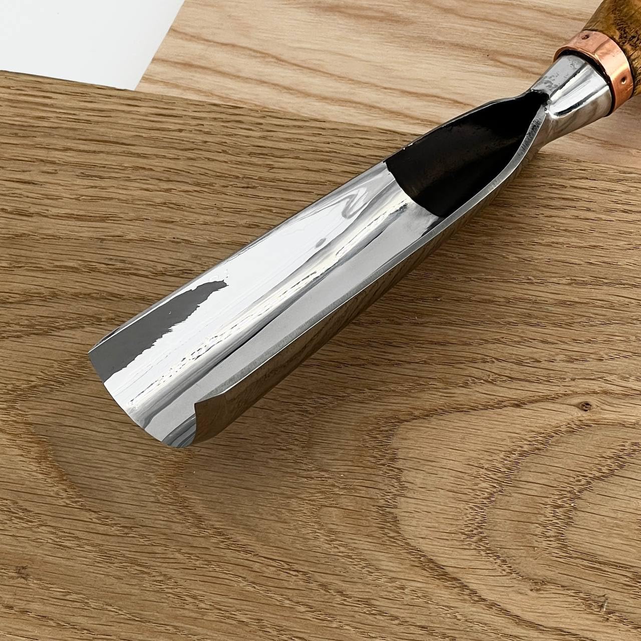 STRYI Heavy Duty dłuto drążone, ścieg 9 – 40 mm, dłuto okrągłe do masywnego usuwania materiału – profesjonalna dłuto rzeźbiarskie do głębokich zaokrągleń i rzeźb – stal węglowa W1-7 (60-62 HRC