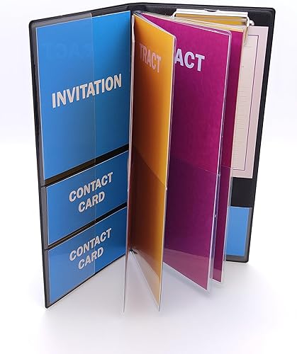 Miniatura 4 de ASVP Shop JW Ministry Organizador Soporte de tracto Servicio de Campo de Testigos de Jehová (azul)