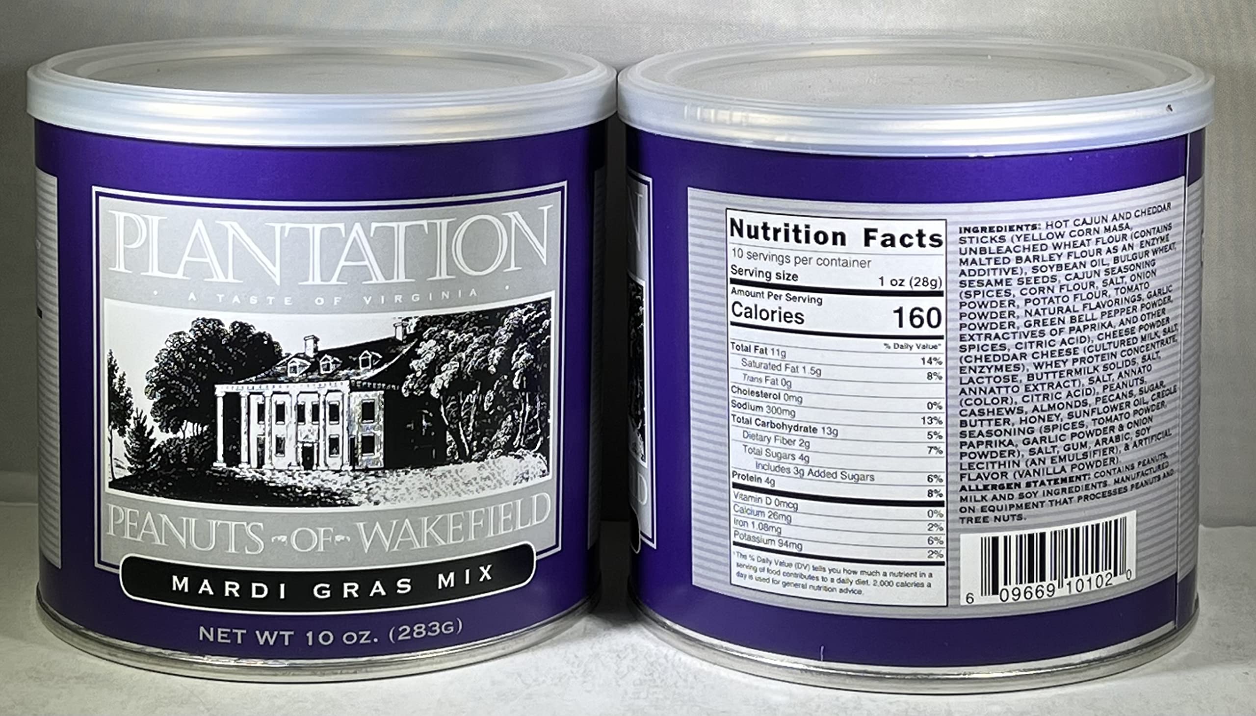 Plantation Peanuts of Wakefield Mardi Gras Mix by Being Well Essentials (Single 10oz)