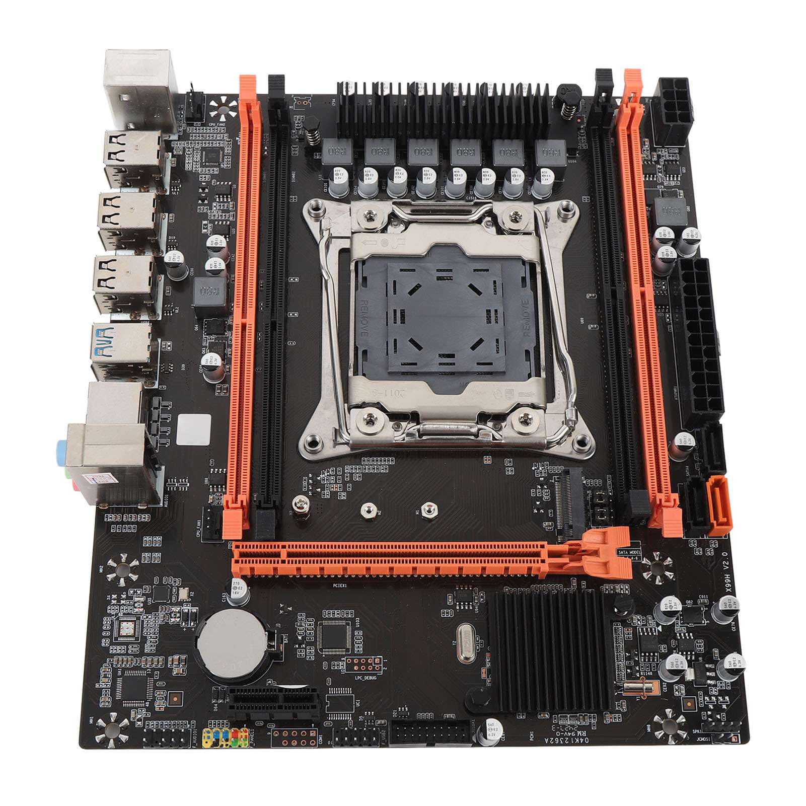X99H Computer Motherboard, LGA2011 3 4 DDR4 Desktop Motherboard, Desktop Mainboard, USB3.0, M.2 Nvme Serial ATA 3.0 Interface, Support for CPU E5 V3 V4 I7 58xx 68xx Series