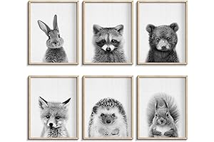 EPHANY Baby Animal Pig Wall Art