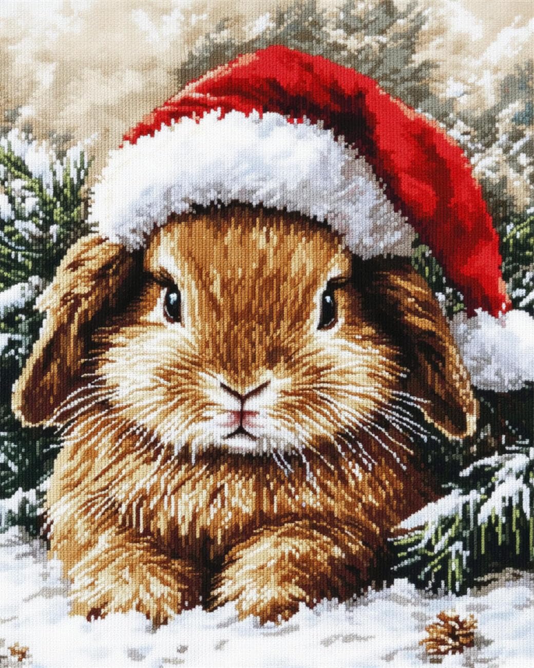 AxiangziK Animal DIY Rug Making Kit Cartoon Rabbit DIY Latch Hook Kits Hand Craft Embroidery Tapestry Carpet Rug Making Enthusiasts Gift 23x35in