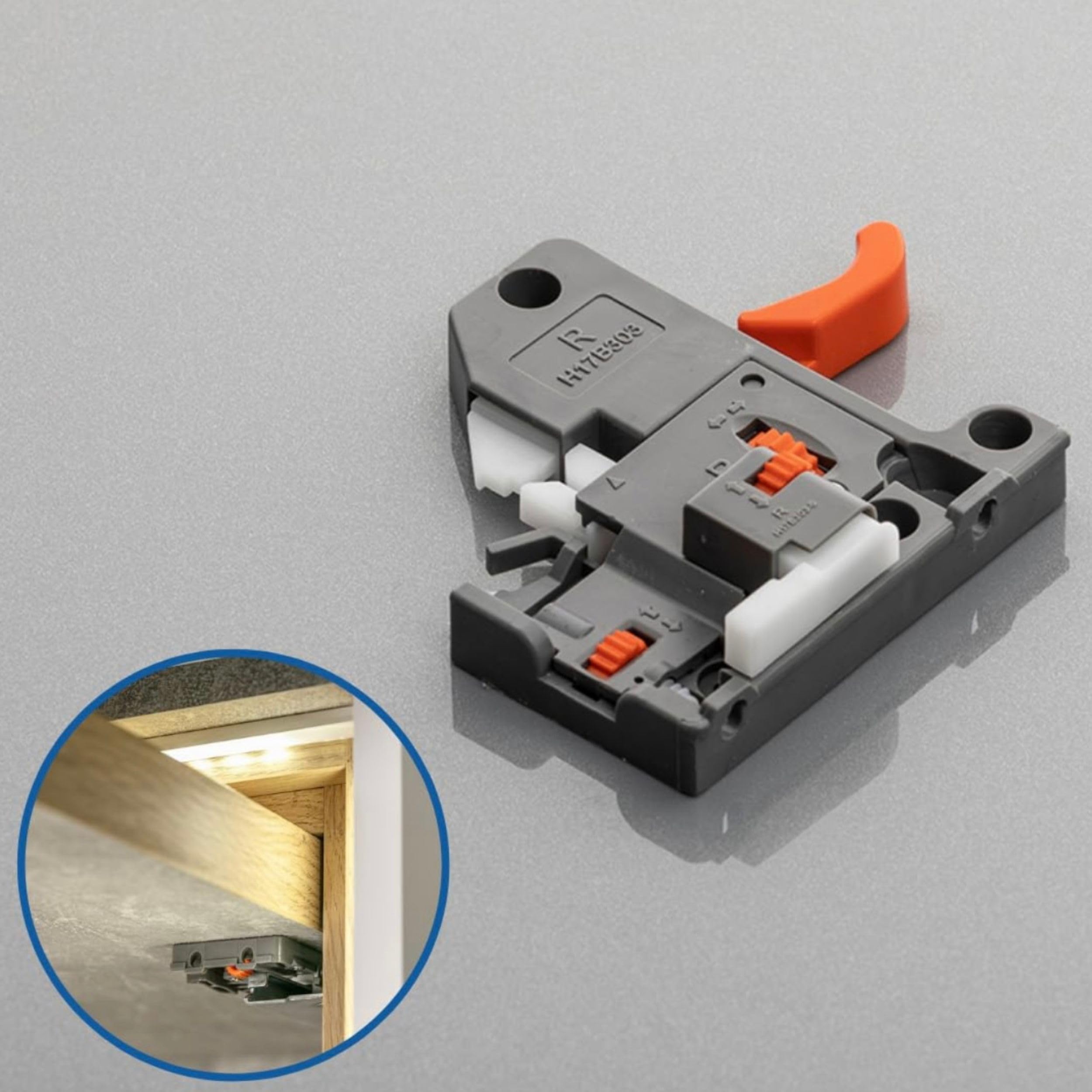 GTV Unterflurführung Mit Retarder PRO - 500mm Schubladenführung 3D-verstellbar | Bis 35kg & 60.000 Zyklen
