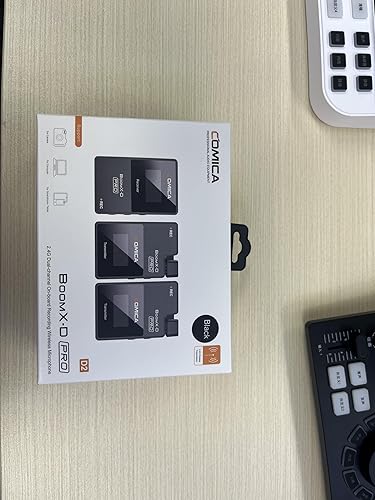 Miniatura 9 de comica BoomX-D PRO - Sistema de micrófono inalámbrico Lavalier con almacenamiento de 16 GB, cancelación de ruido, pista de audio de seguridad,