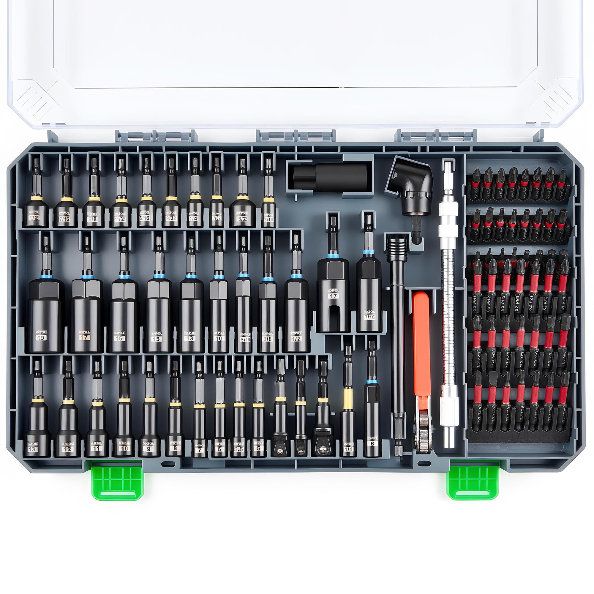 KOOPOOL 86-Piece Magnetic Socket Set