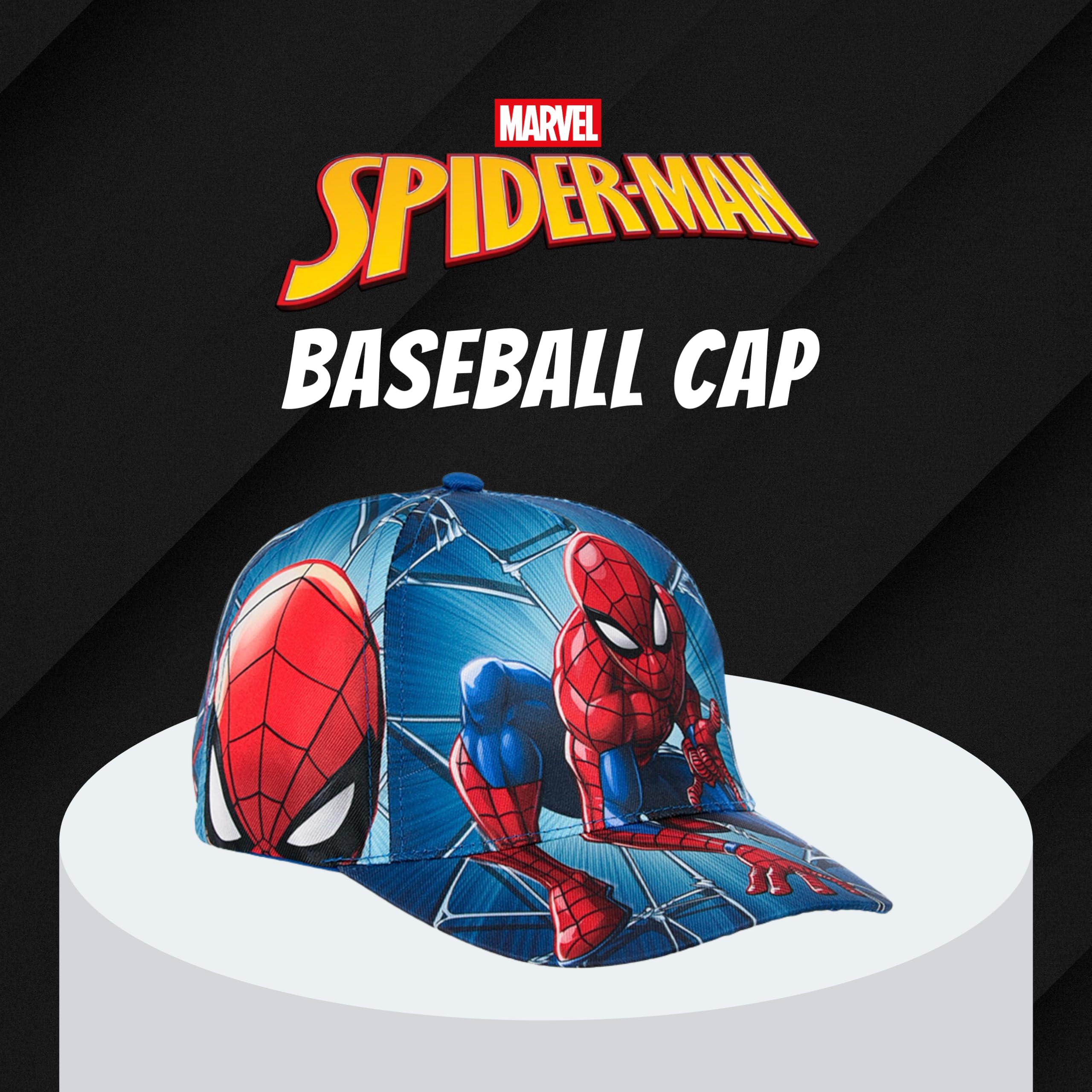 Marvel Spider-Man Casquette de Baseball pour Garçon, Design Classique Chapeau D'été pour Enfants - 3