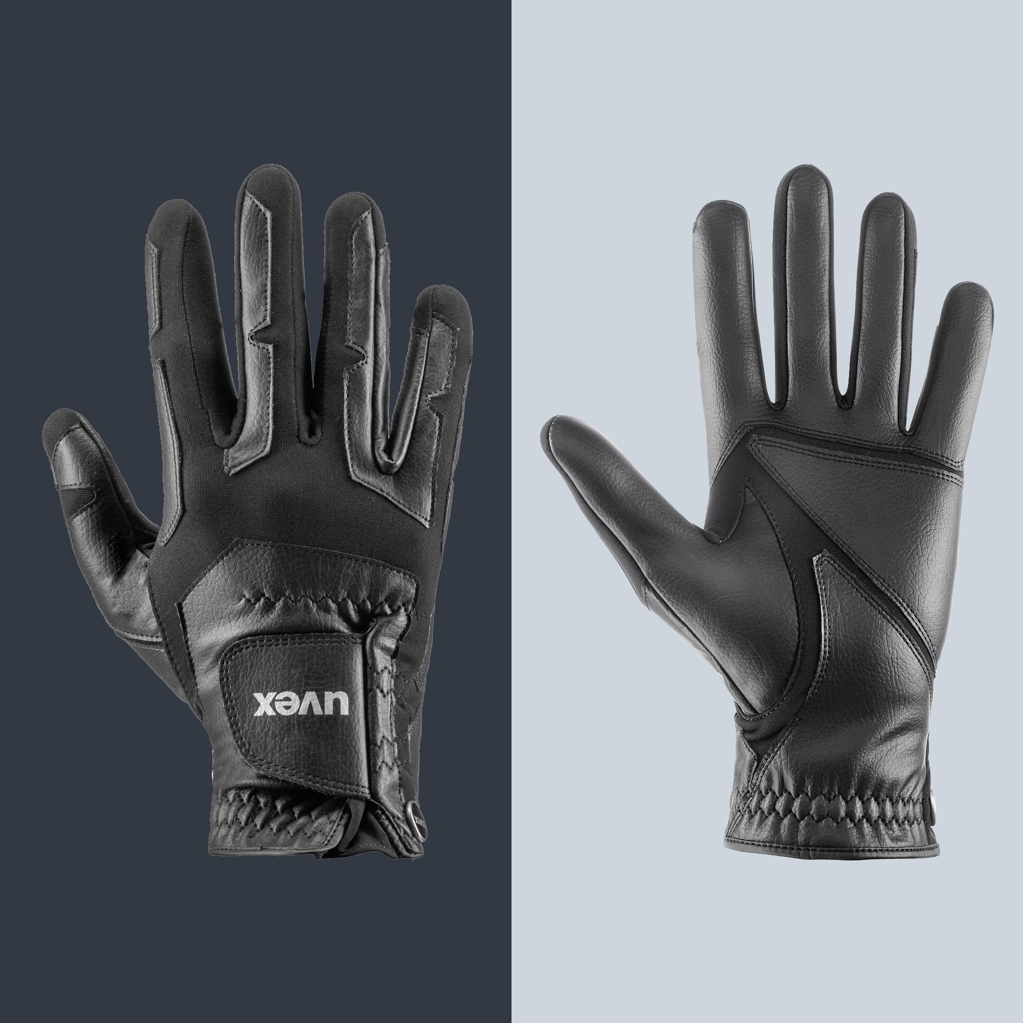 uvex ventraxion Plus - Flexibler Reithandschuh für Damen und Herren - exzellenter Grip & strapazierfähig - touchscreenfähig - 4D-Stretch& Soft-Touch Meterial