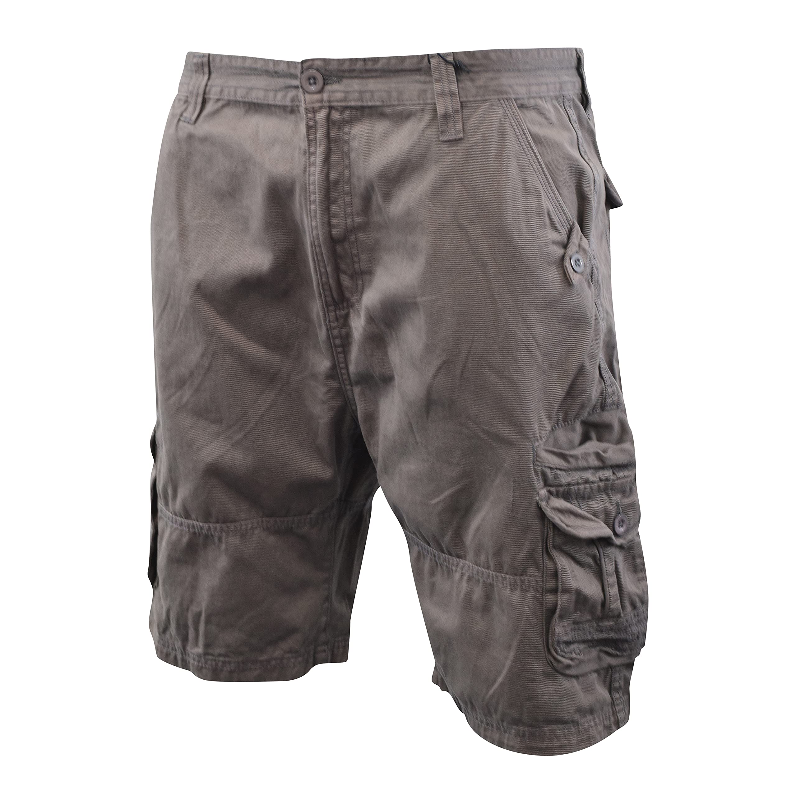 KandorMens Casual Work Cargo Combat Shorts Cotton Chino Summer Half Pant