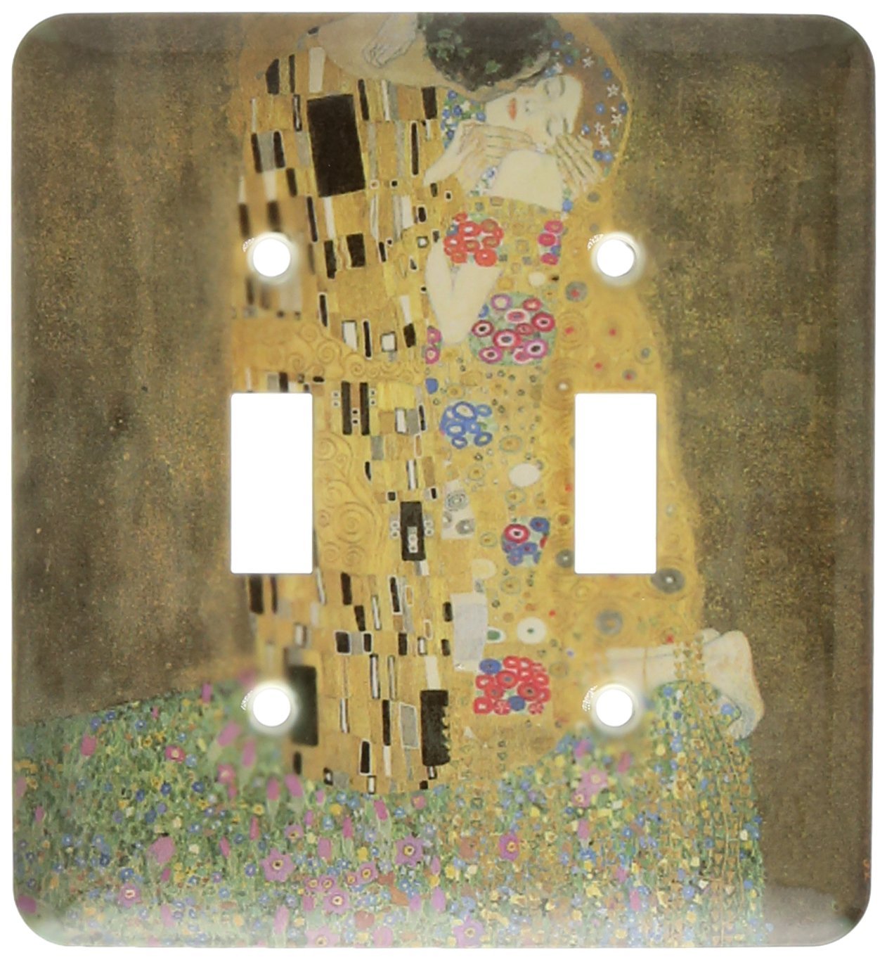 Interrupteur à bascule double rénovation murale Klimt - 2