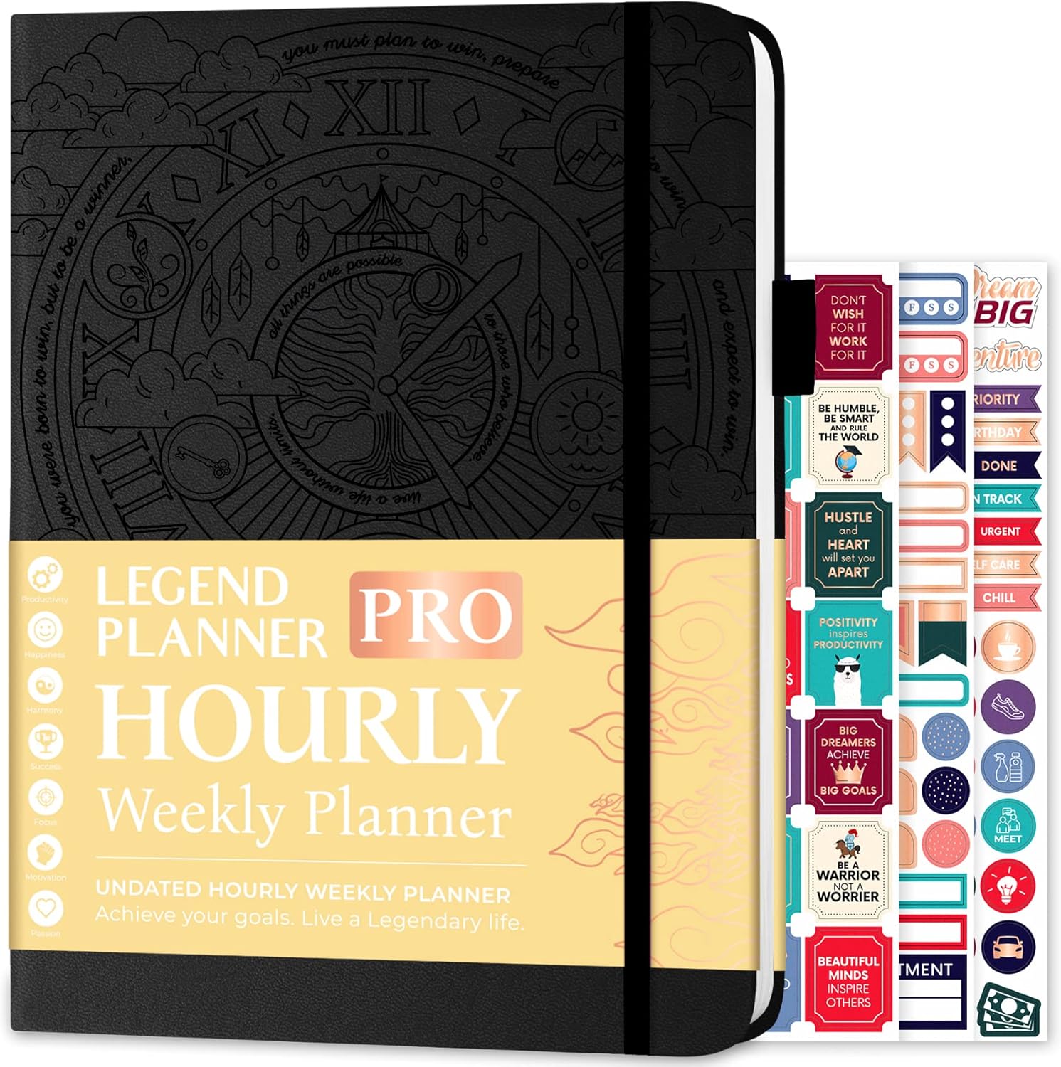 Legend Planner PRO Hourly Schedule Edition Undated