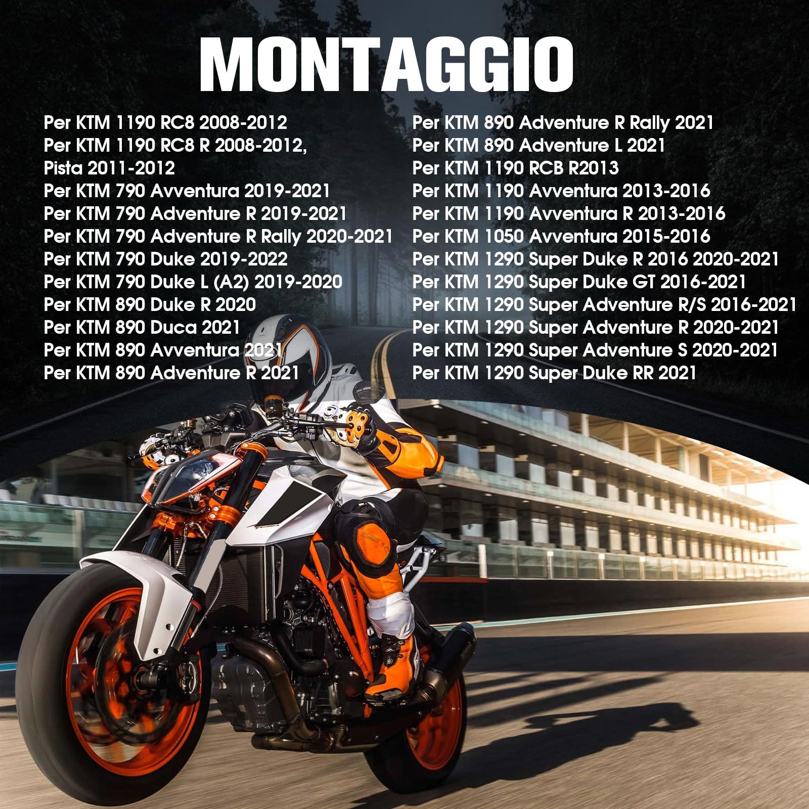 Sostituzione OEM del filtro dell'aria del filtro dell'olio del motociclo per KTM 790-1290 Duke ADVENTURE