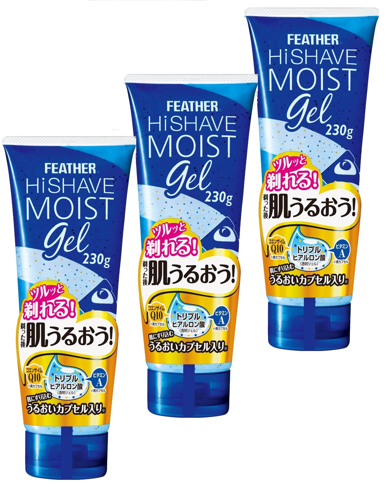 Feather Moist Gel 3 Pack 230グラム (x 3)