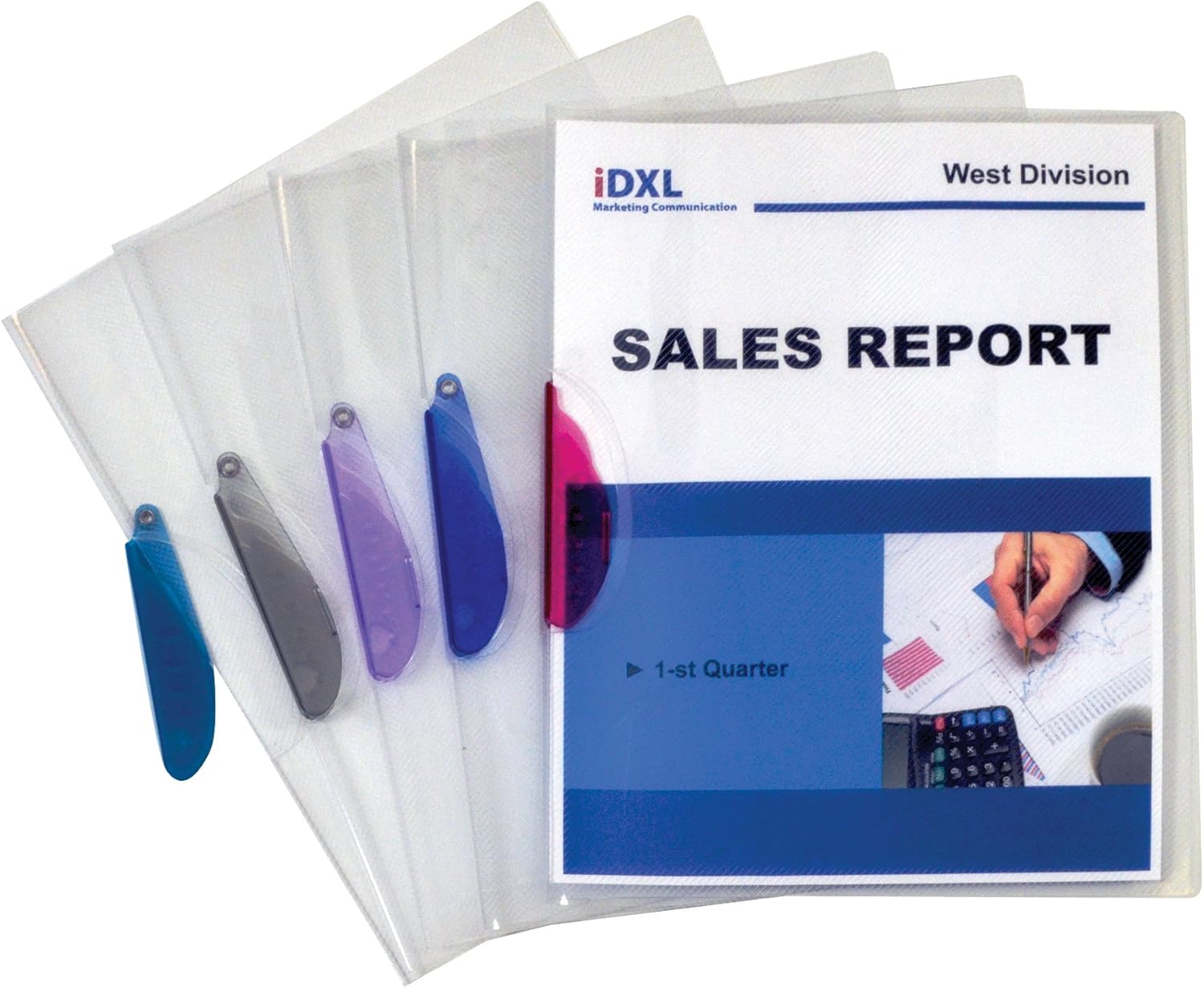 CLine Swing Clip Report Cover, 25Sheet Capacity for 8.5