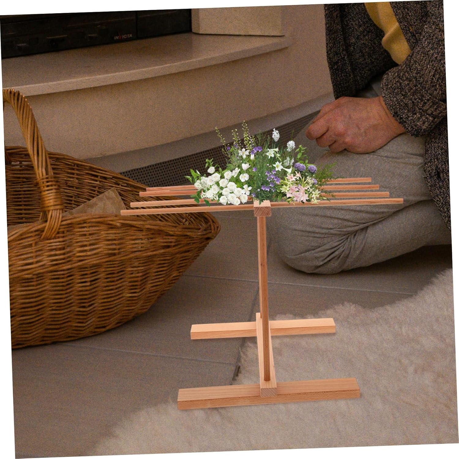 BESPORTBLE 2pcs Outdoor Herb Drying Rack Hanging Rack for Indoor Plants Dryer for Flowers Portable and Space-Saving