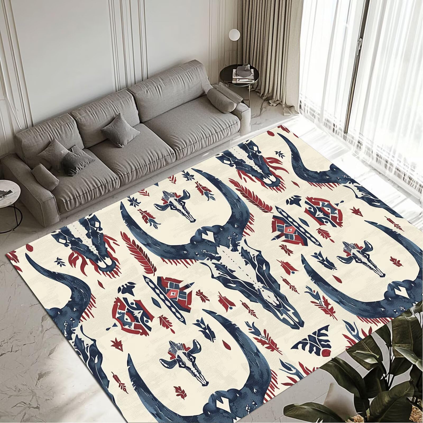 Tapis anti-glisse lavable 80x150cm pour couloir d'entrée et cuisine