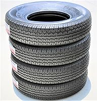 Transeagle ST Radial II Trailer Tires Set of 4 - ST205/75R14 8-Ply Load Range D All-Season Highway Radials for Safe Towing