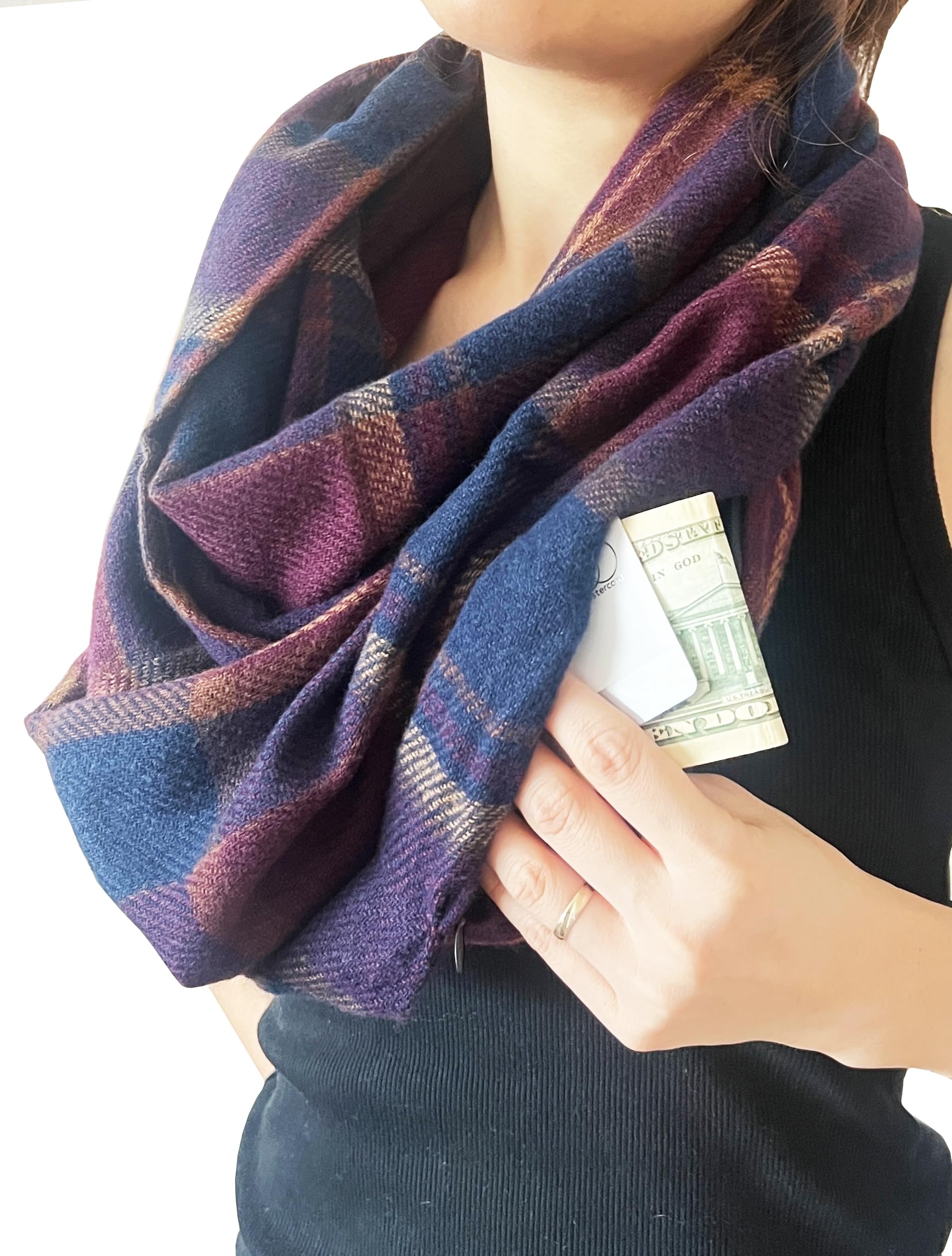 stylesilove Plaid Scarf